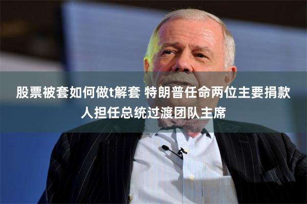 股票被套如何做t解套 特朗普任命两位主要捐款人担任总统过渡团队主席