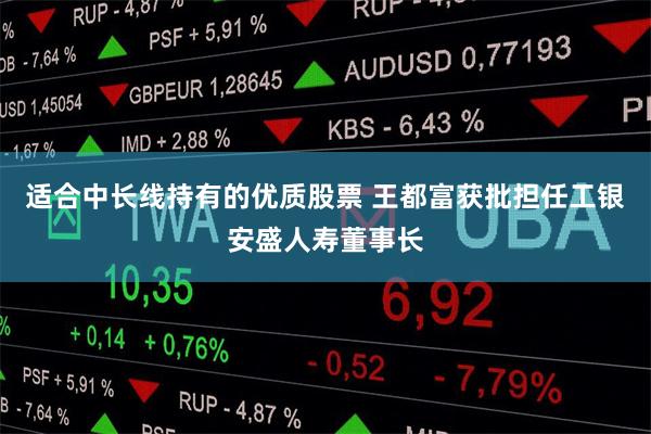 适合中长线持有的优质股票 王都富获批担任工银安盛人寿董事长