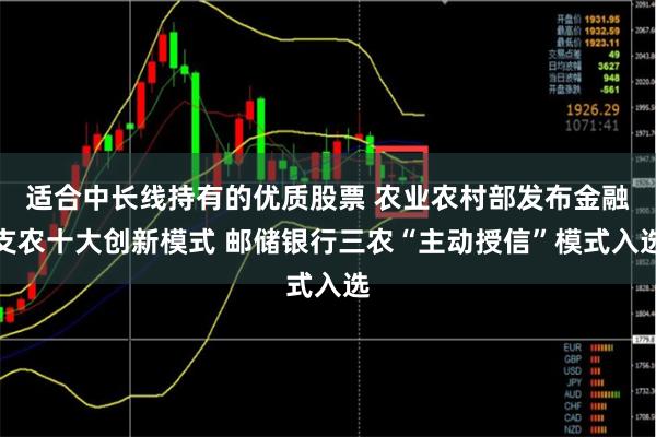 适合中长线持有的优质股票 农业农村部发布金融支农十大创新模式 邮储银行三农“主动授信”模式入选