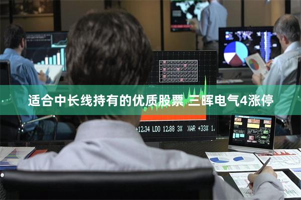 适合中长线持有的优质股票 三晖电气4涨停