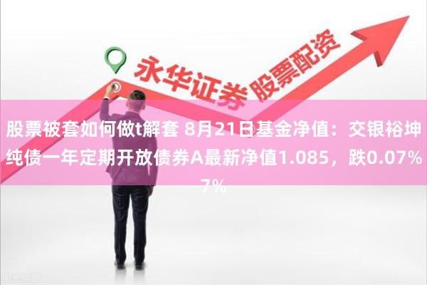 股票被套如何做t解套 8月21日基金净值：交银裕坤纯债一年定期开放债券A最新净值1.085，跌0.07%
