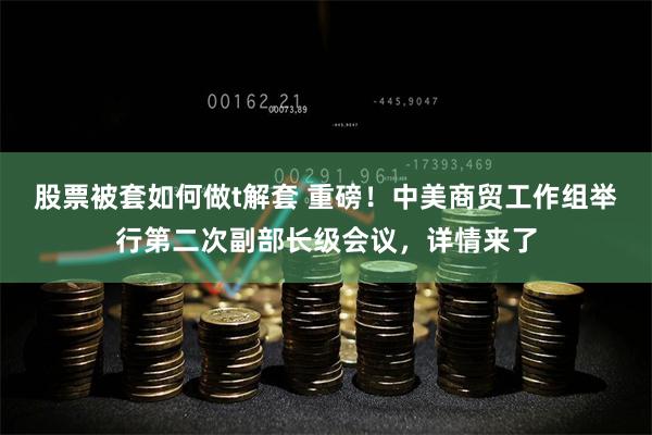 股票被套如何做t解套 重磅！中美商贸工作组举行第二次副部长级会议，详情来了