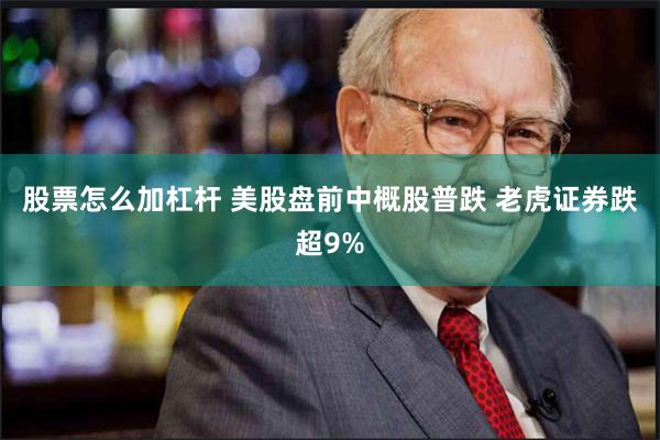 股票怎么加杠杆 美股盘前中概股普跌 老虎证券跌超9%
