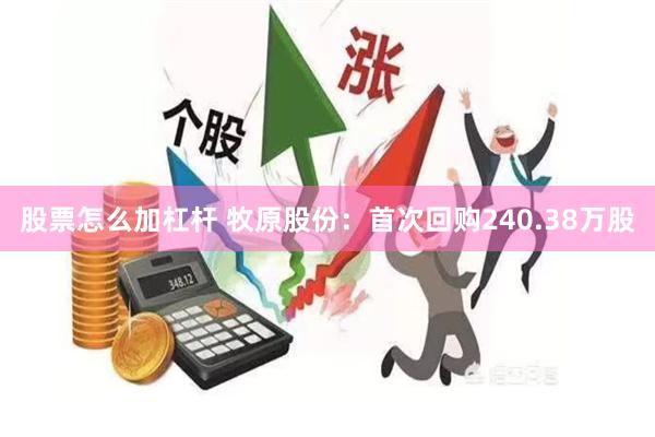 股票怎么加杠杆 牧原股份：首次回购240.38万股