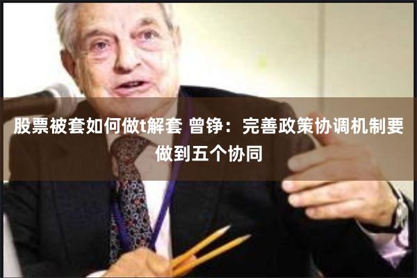 股票被套如何做t解套 曾铮：完善政策协调机制要做到五个协同