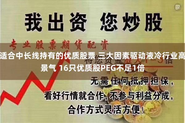 适合中长线持有的优质股票 三大因素驱动液冷行业高景气 16只优质股PEG不足1倍