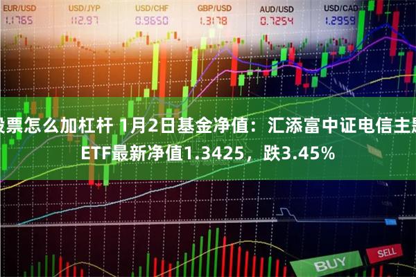 股票怎么加杠杆 1月2日基金净值：汇添富中证电信主题ETF最新净值1.3425，跌3.45%
